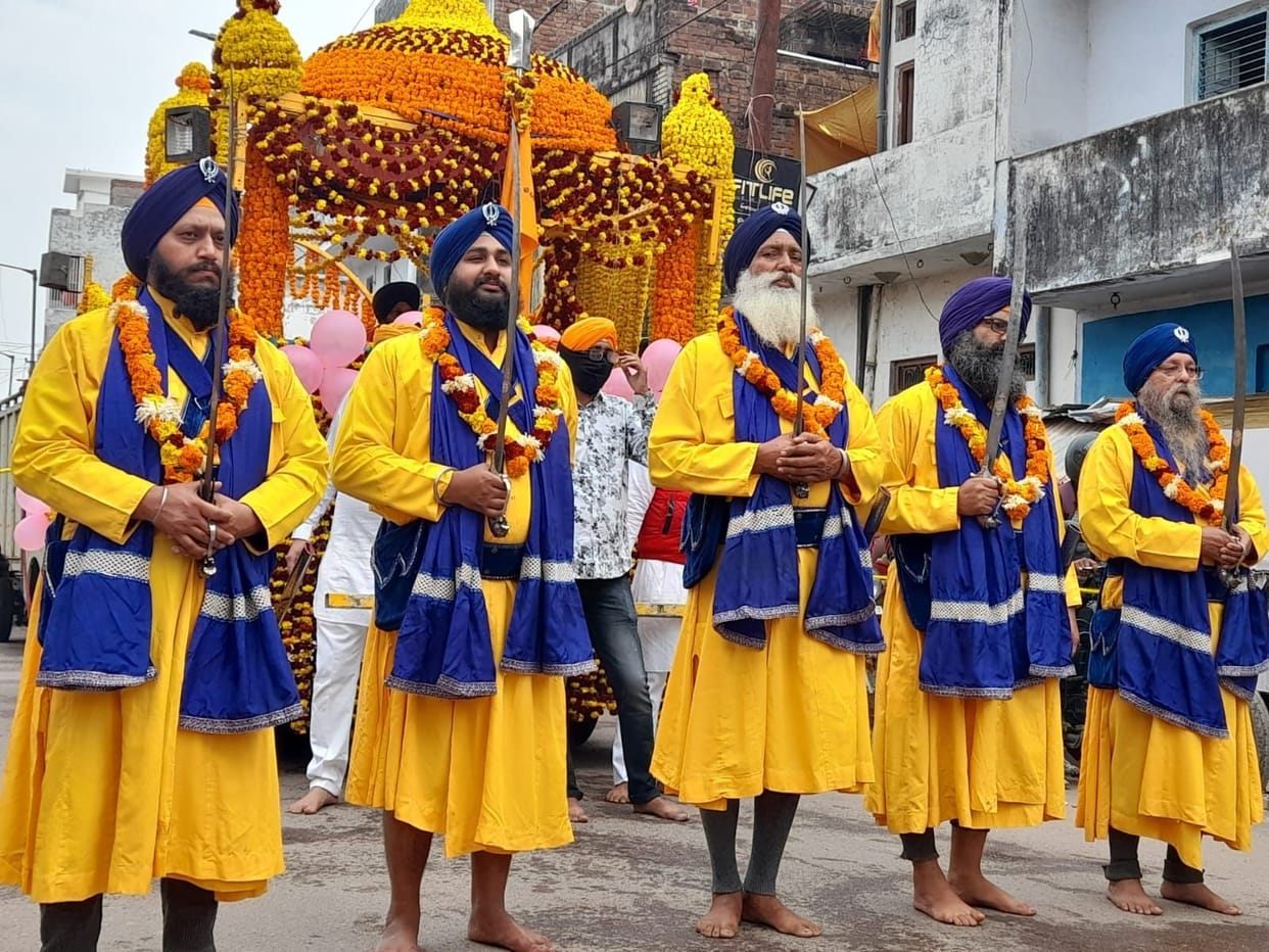 procession taken out with pomp