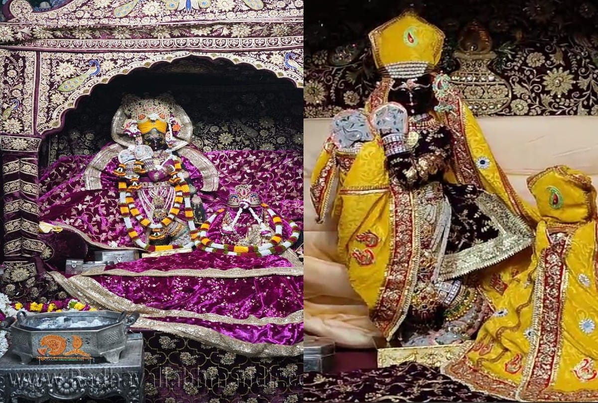 Devotees Offering Woolen Clothes And Lit Fire To Lord Krishna In Temples Of Mathura Vrindavan