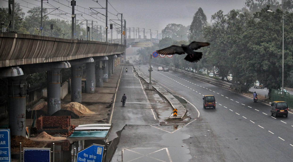 Rain washed away the pollution of Delhi-NCR