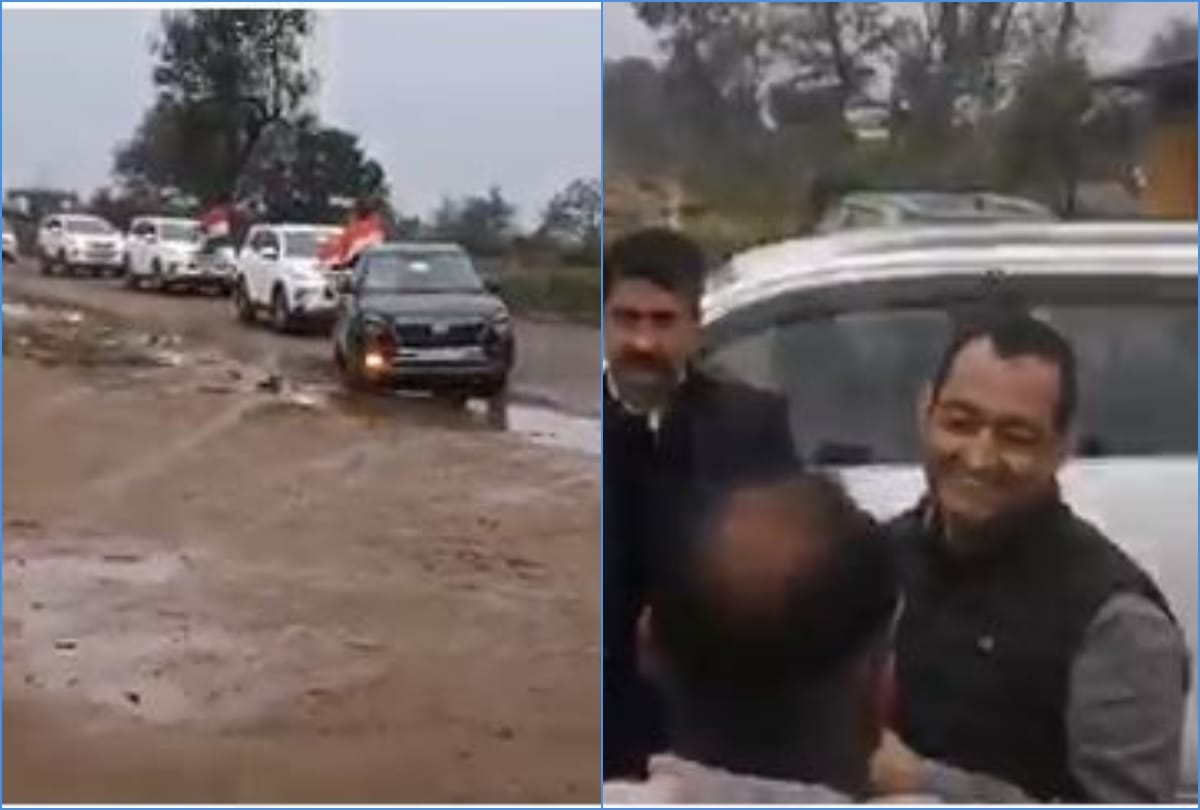 aachar sanhita in up  Jaunpur case filed against Congress leader Nadeem Javed for violation of code of conduct Convoy with hooter