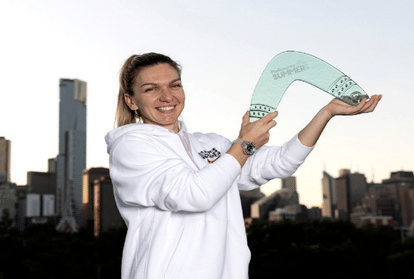 Spanish Legend Rafael Nadal and simona Halep wins Melbourne Summer Set trophy