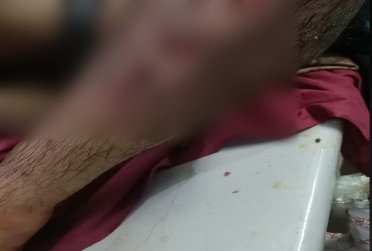 attackers brutally beat up the army jawan in Mathura