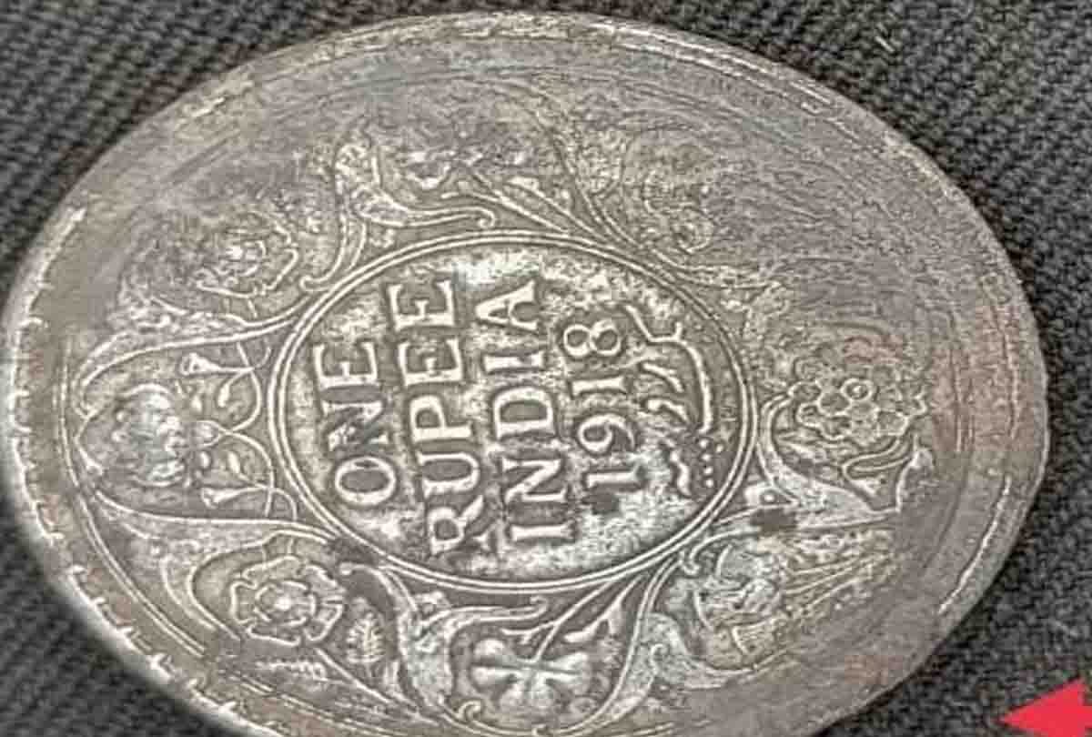 Silver coins found in the rubble on the banks of river Chandrawal