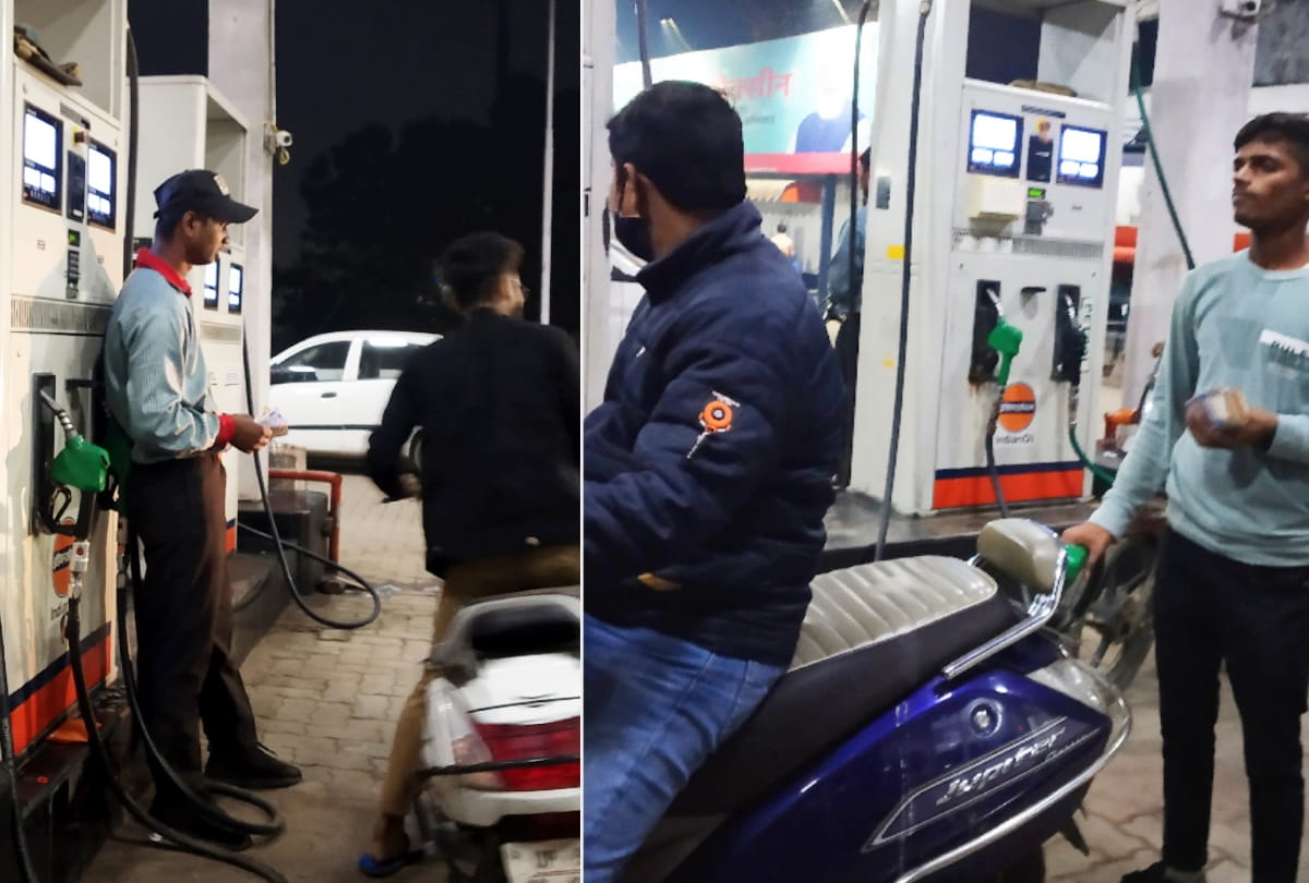 Amar Ujala Live Petrol pump employees afraid of Corona not wearing masks