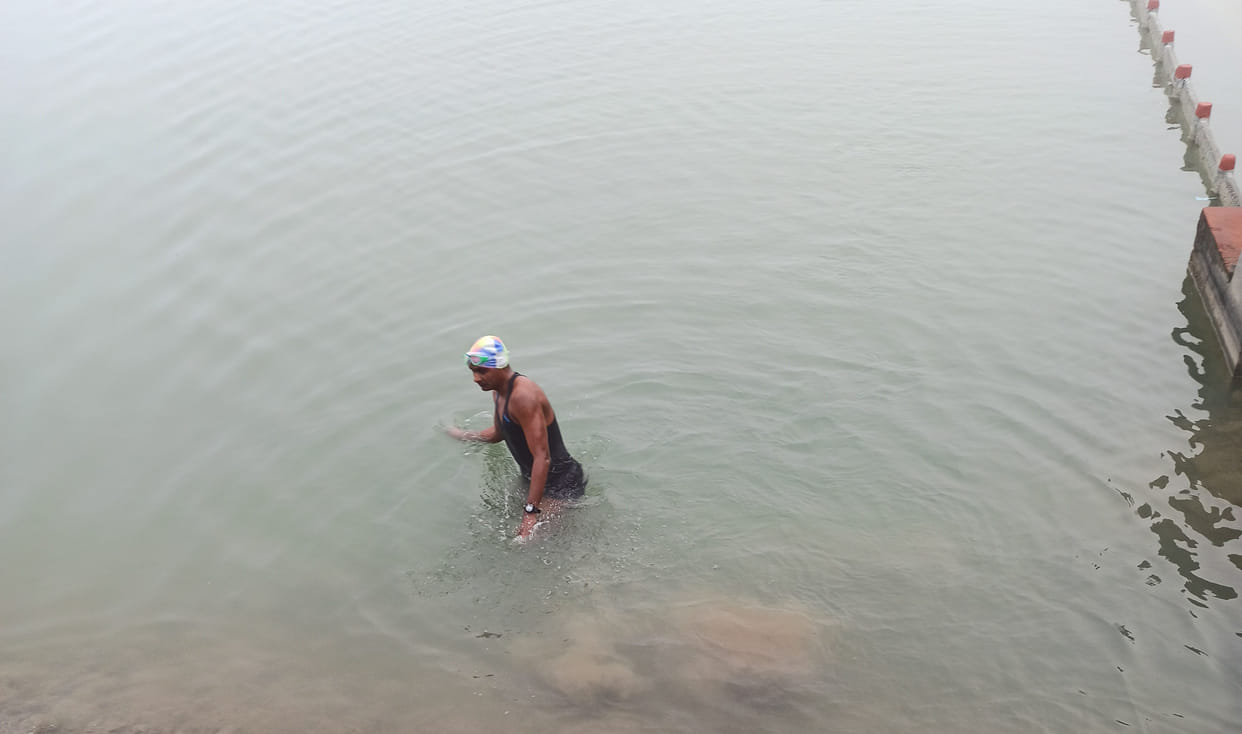 Athlete Subhash breaks South Asian triathlon record, Kurukshetra