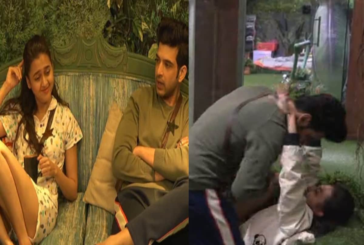 Bigg Boss 15 Tejasswi Prakash got romantic with Karan Kundra after the fight Rakhi Sawant gave this reaction after seeing this