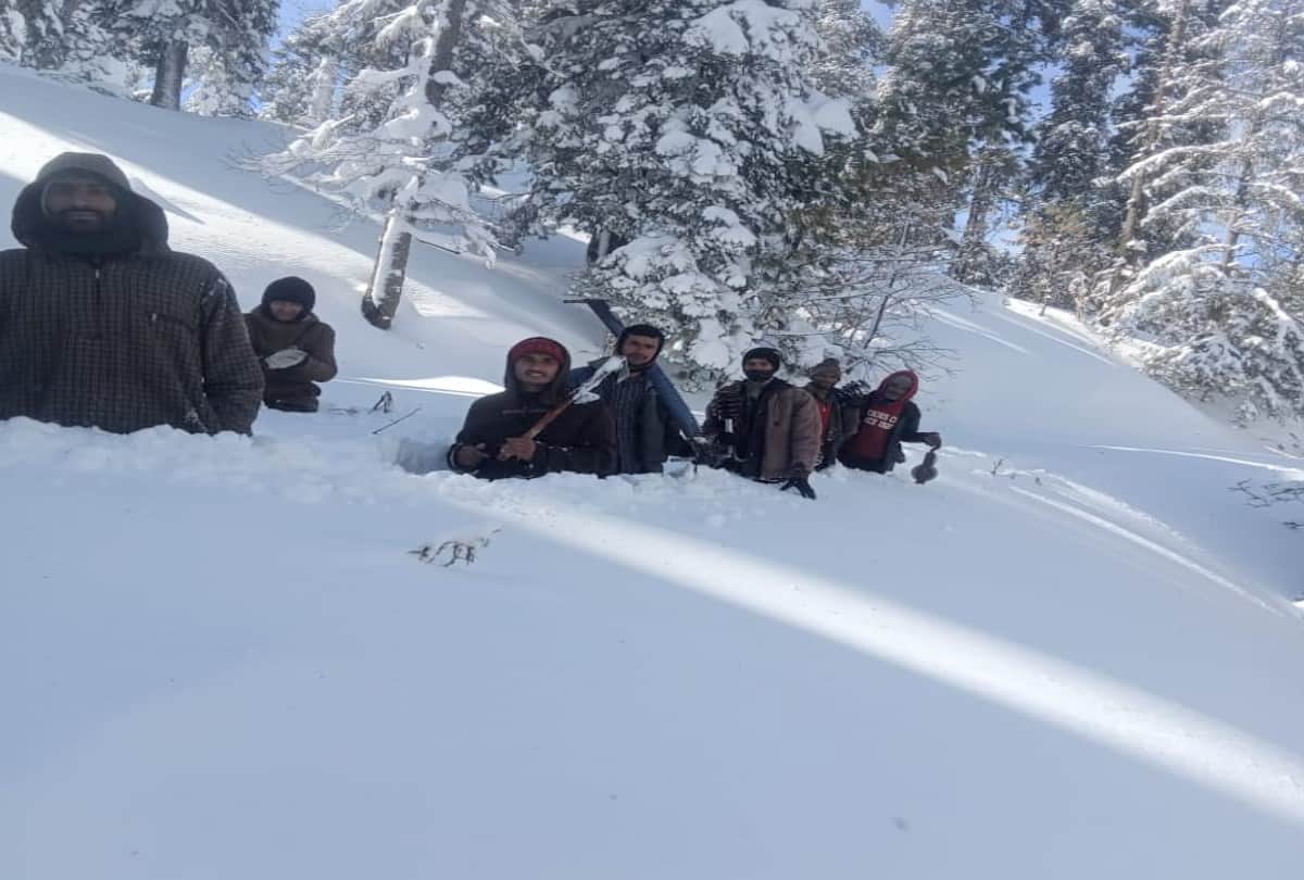 Electricity supply restored after walking for 14 hours in four feet of snow, see photos, Salute to the spirit of himachal Electricity Board team