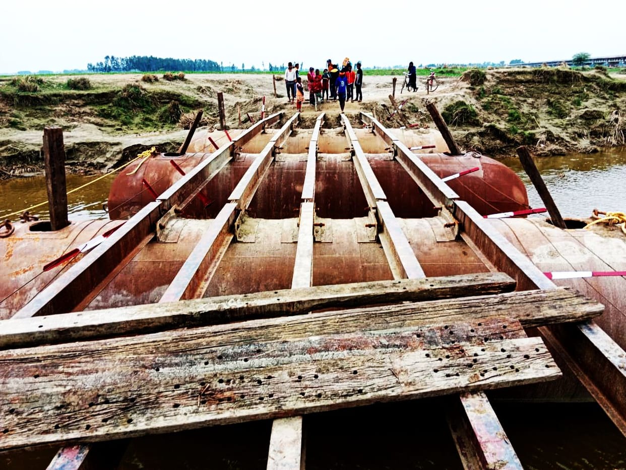 Will have to wait for the commissioning of the Kolaghat Pantoon bridge, the sleepers did not arrive