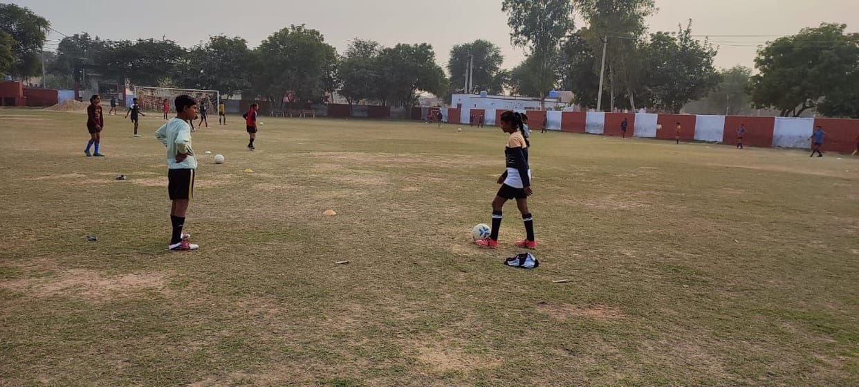 Effect of Corona: Daughters are practicing in five groups in Mangali, reduced time by two hours