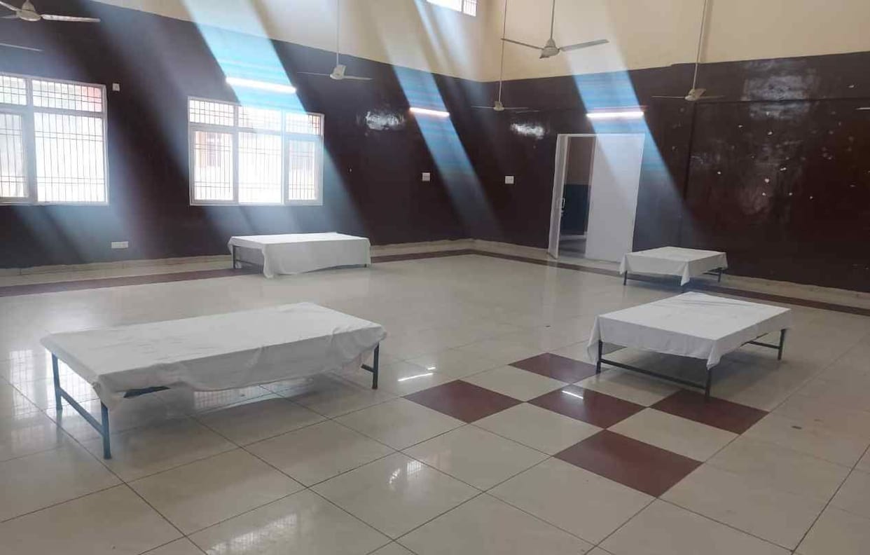 Kovid Care Center built in Police Line