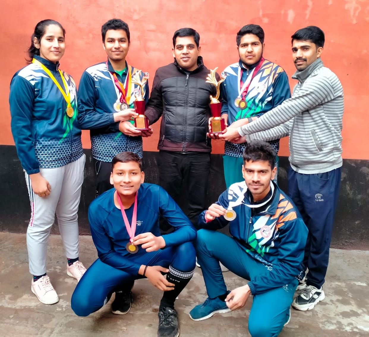 Shooters who returned with gold medals honored