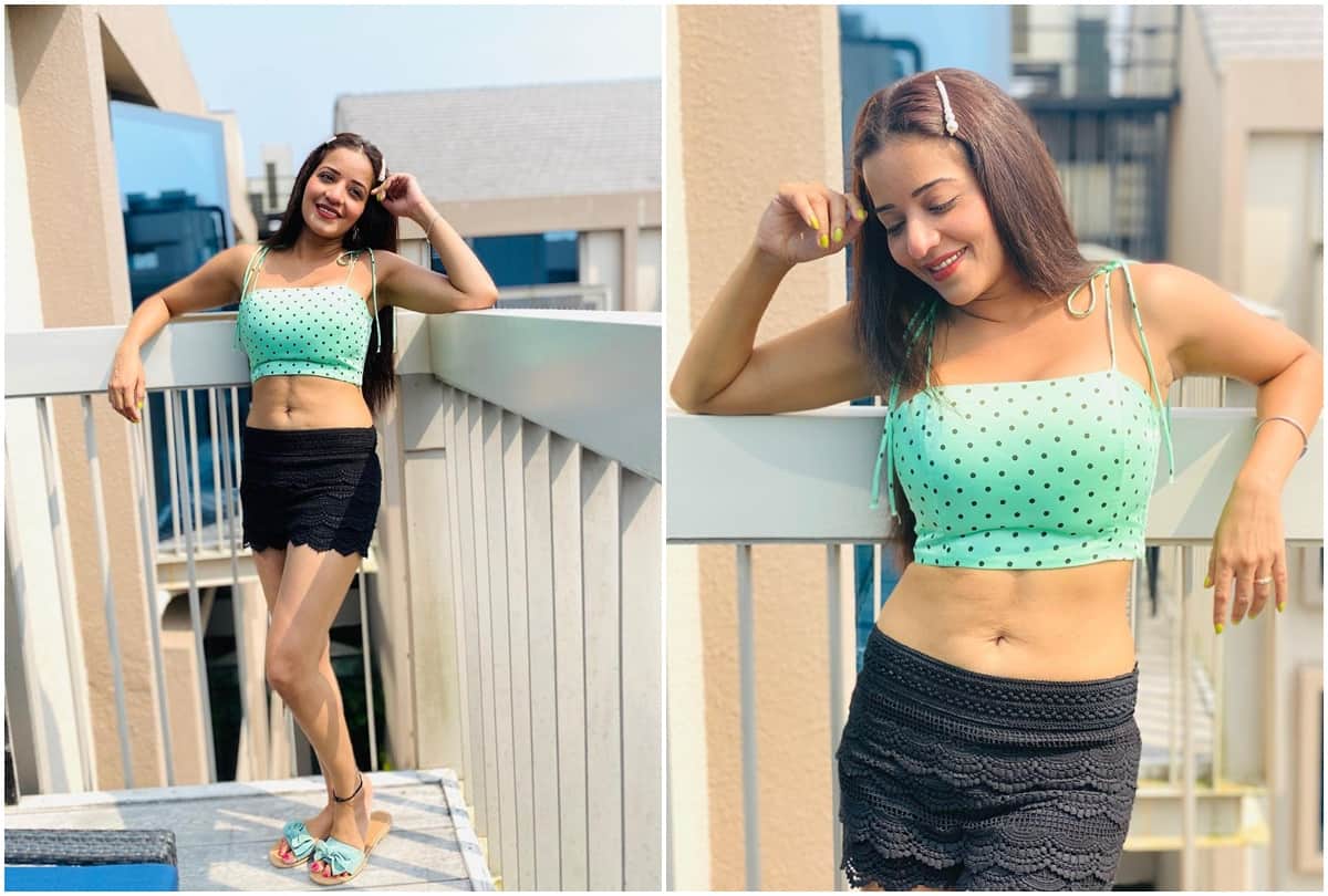 Bhojpuri: Monalisa shared her pictures on social media husband Vikrant Singh give this reaction