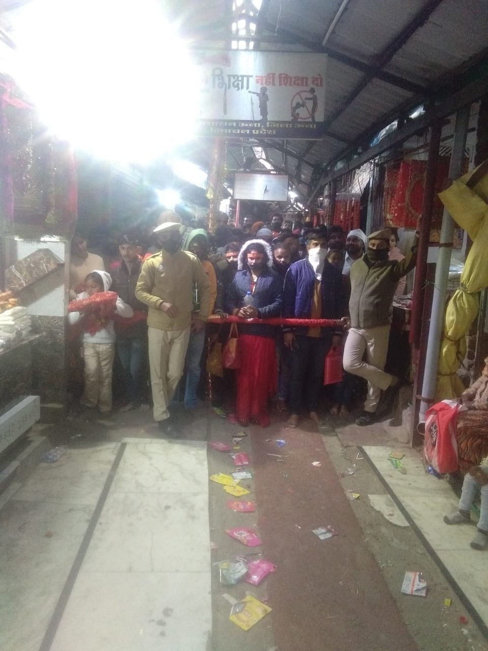 Arrangement of two districts will be implemented in Chintpurni market on weekends