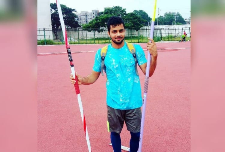 Vikrant of Panipat won gold medal in All India Javelin Throw Championship