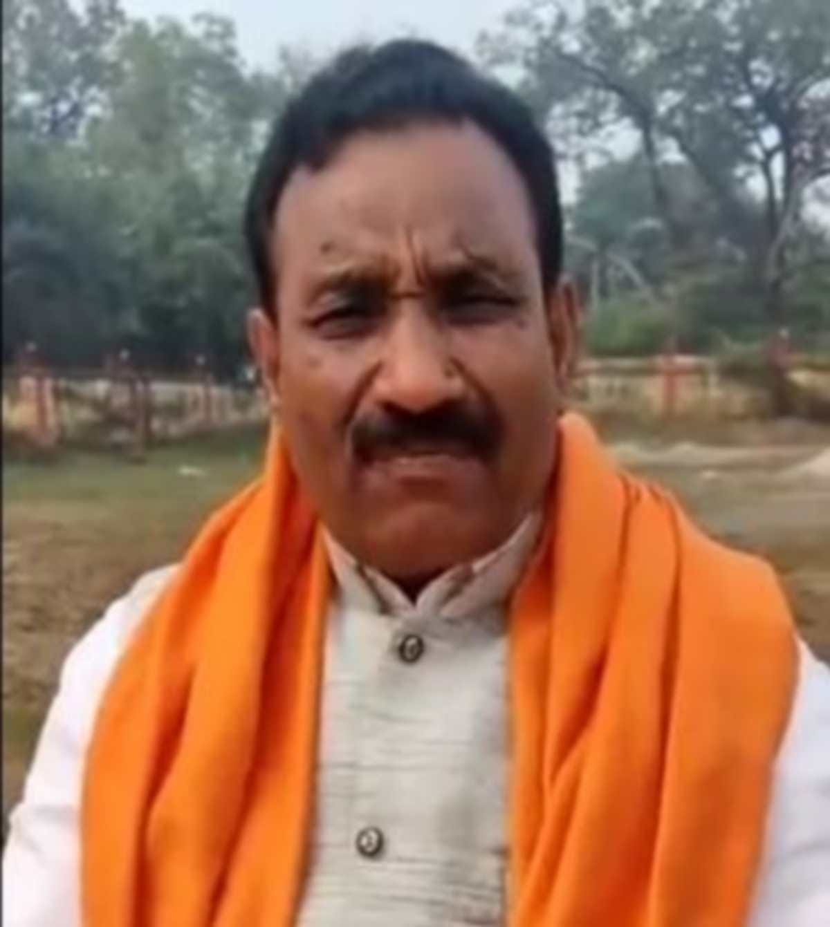 UP Election 2022: news of Bhadohi MLA resignation from BJP is fake mla ravindra nath tripathi said every drop of blood dedicated to bjp