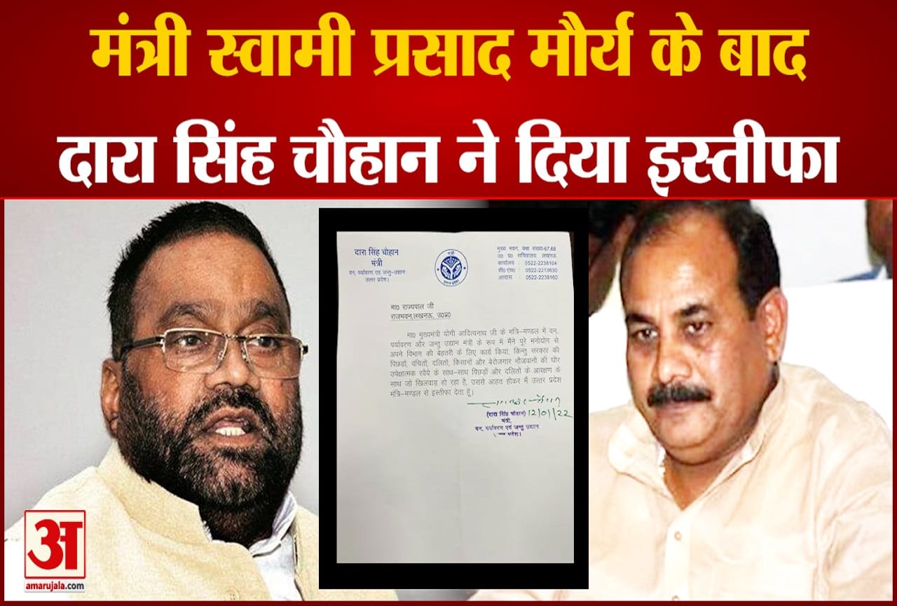 मंत्री दारा सिंह चौहान ने दिया इस्तीफा