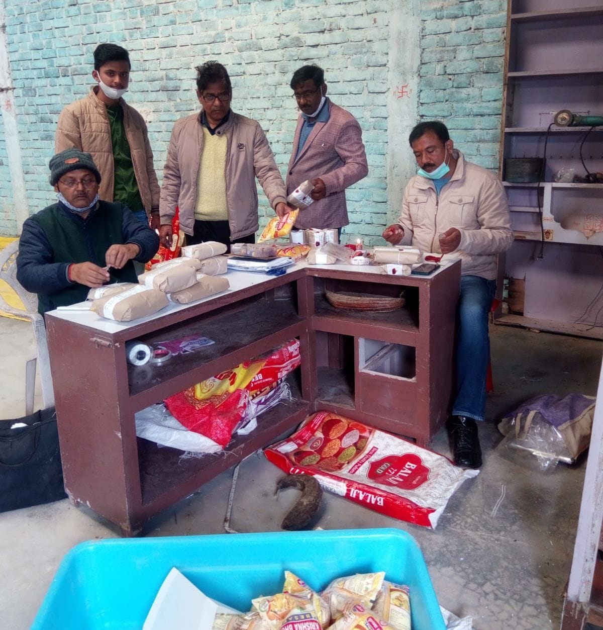 Besan factory raided and stocked seized