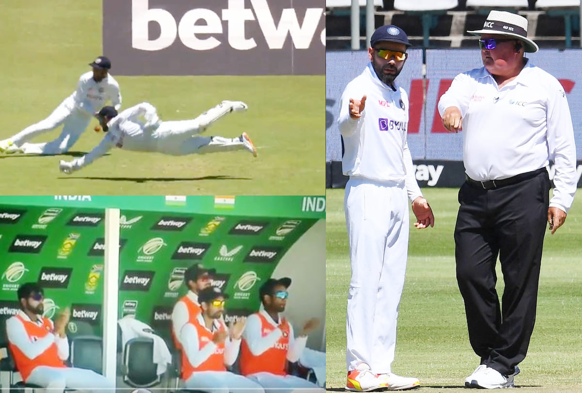 PHOTOS of IND vs SA 3rd Test: Viral Video of Virat Kohli saying teammates to Clap Every Ball to Keep the Team Spirit High; Kohli also clashed with the umpire for Shami