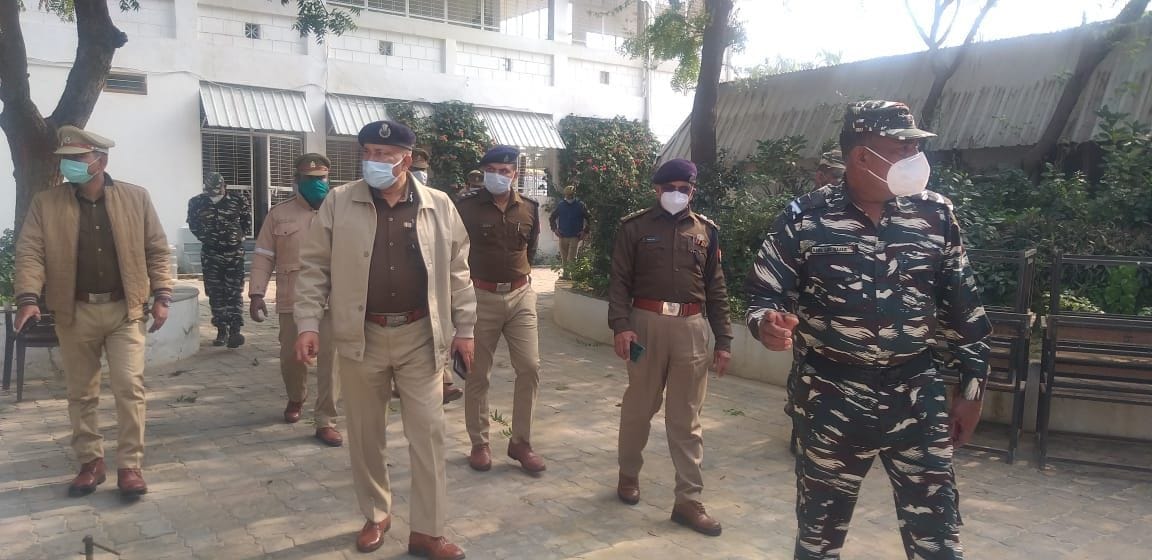 ADG inspected the election office in police line