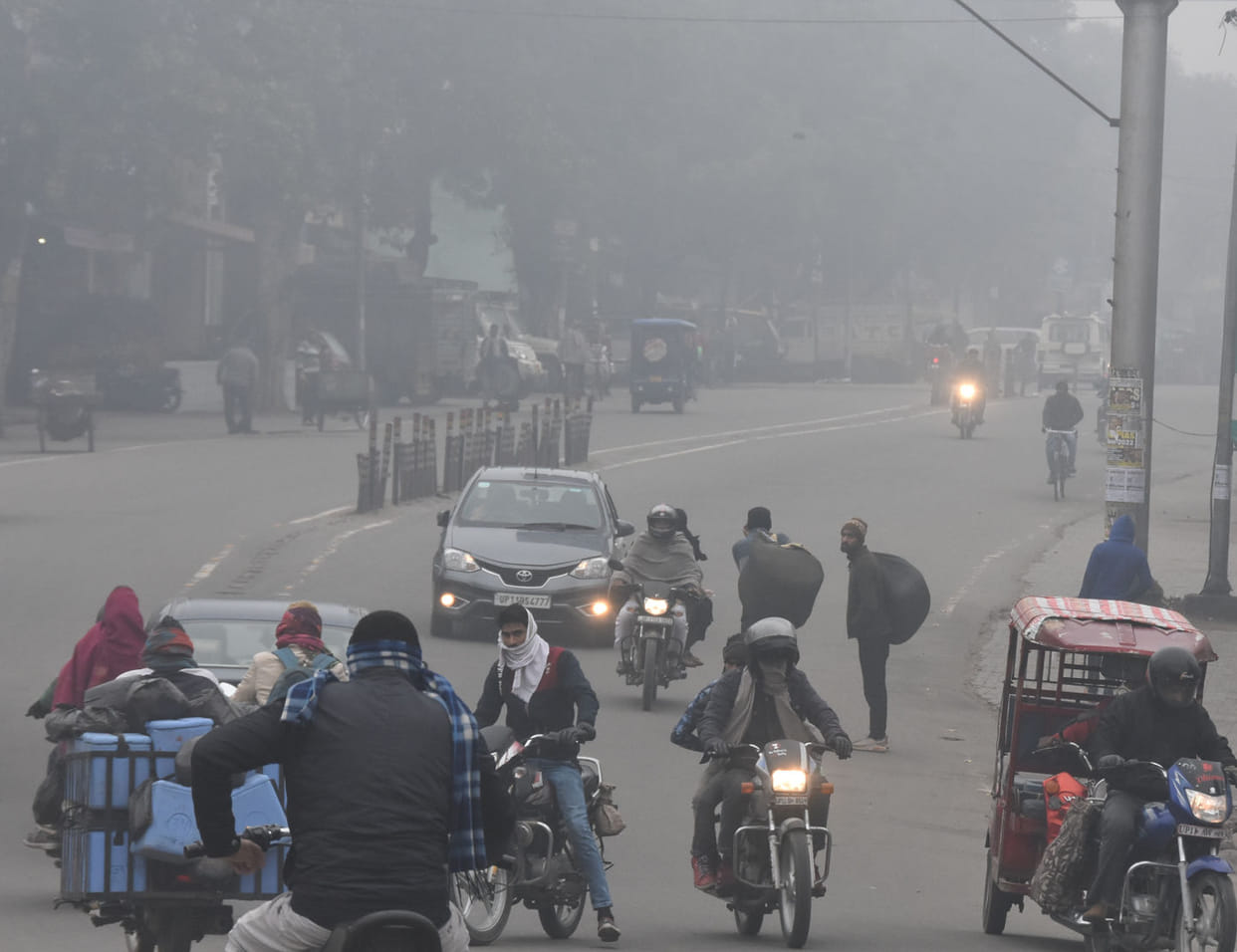 The maximum temperature decreased further, there was no relief from winter