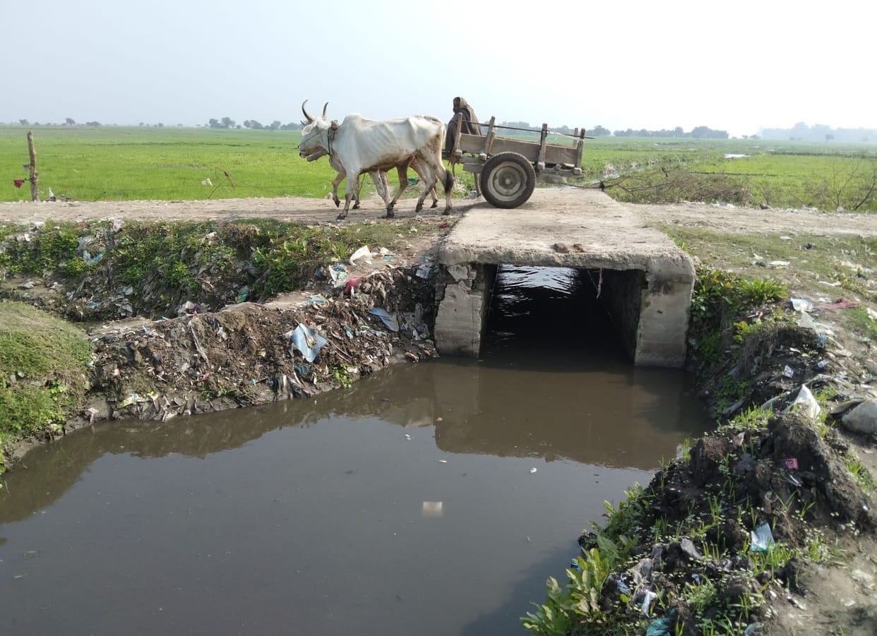 Ganga bath tomorrow, neither drains closed nor clothes printed