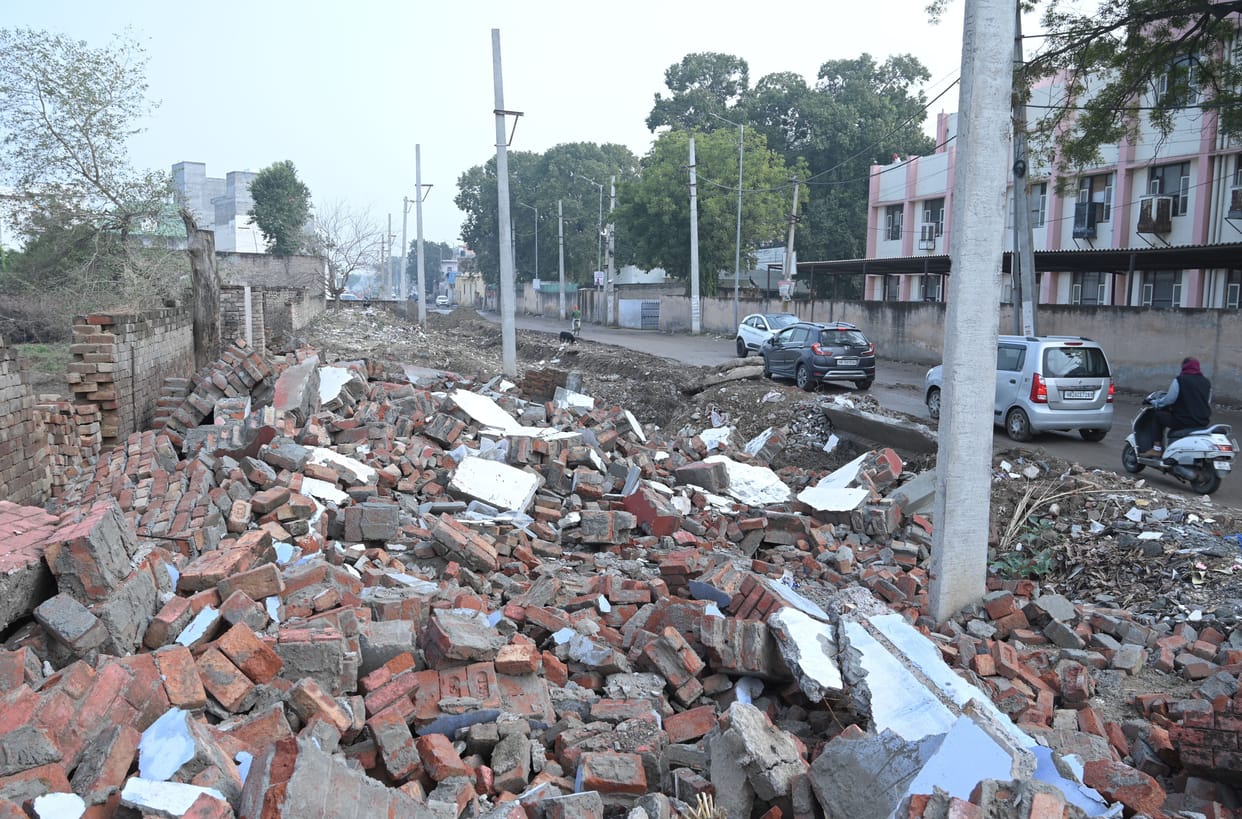 Now the mini bypass going to Kont and Dhana Ladanpur will be connected to Meham Road