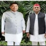 राज्यमंत्री की अखिलेश यादव के साथ तस्वीर