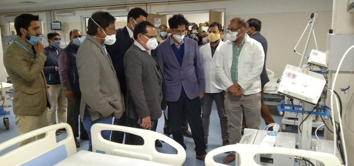 Commissioner inspects arrangements to deal with Corona
