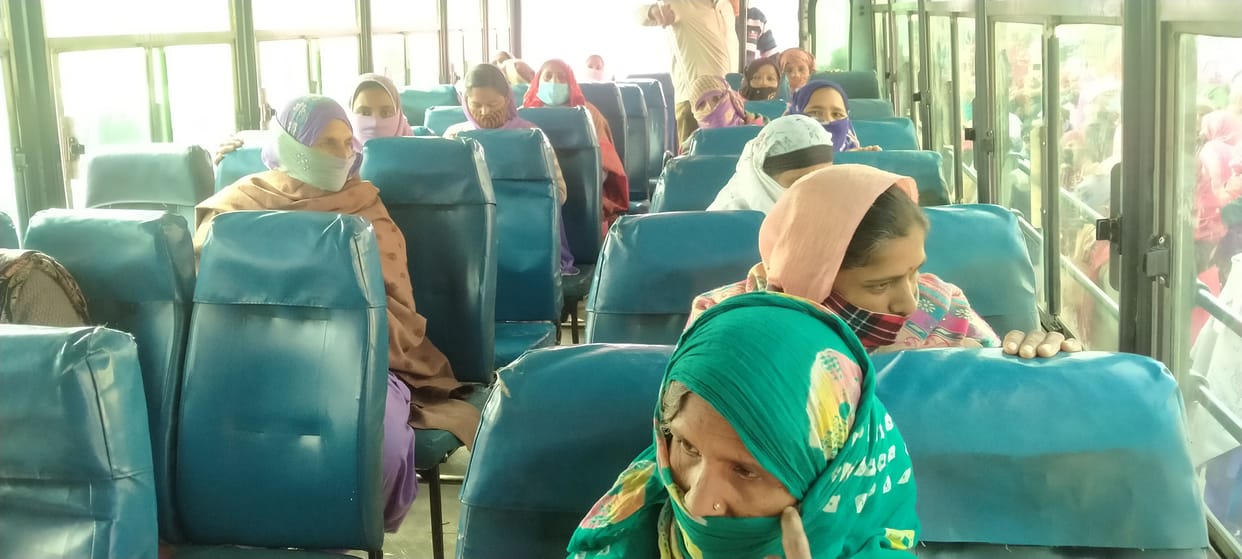 480 Anganwadi workers gave mass arrest