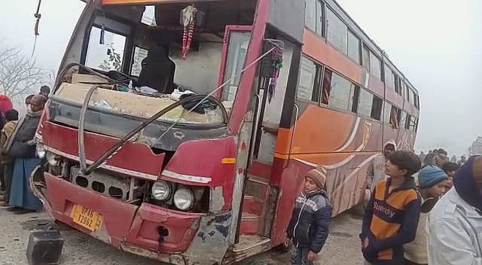 Bike rider dies due to bus collision