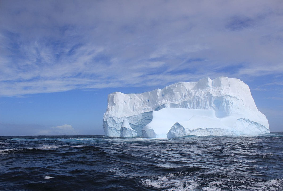 bigger glacier than England can break due to ship traffic threatening antarctica