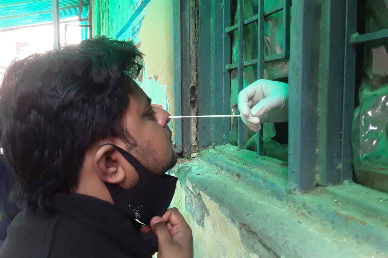 104 people infected in the district including 8 prisoners of Central Jail