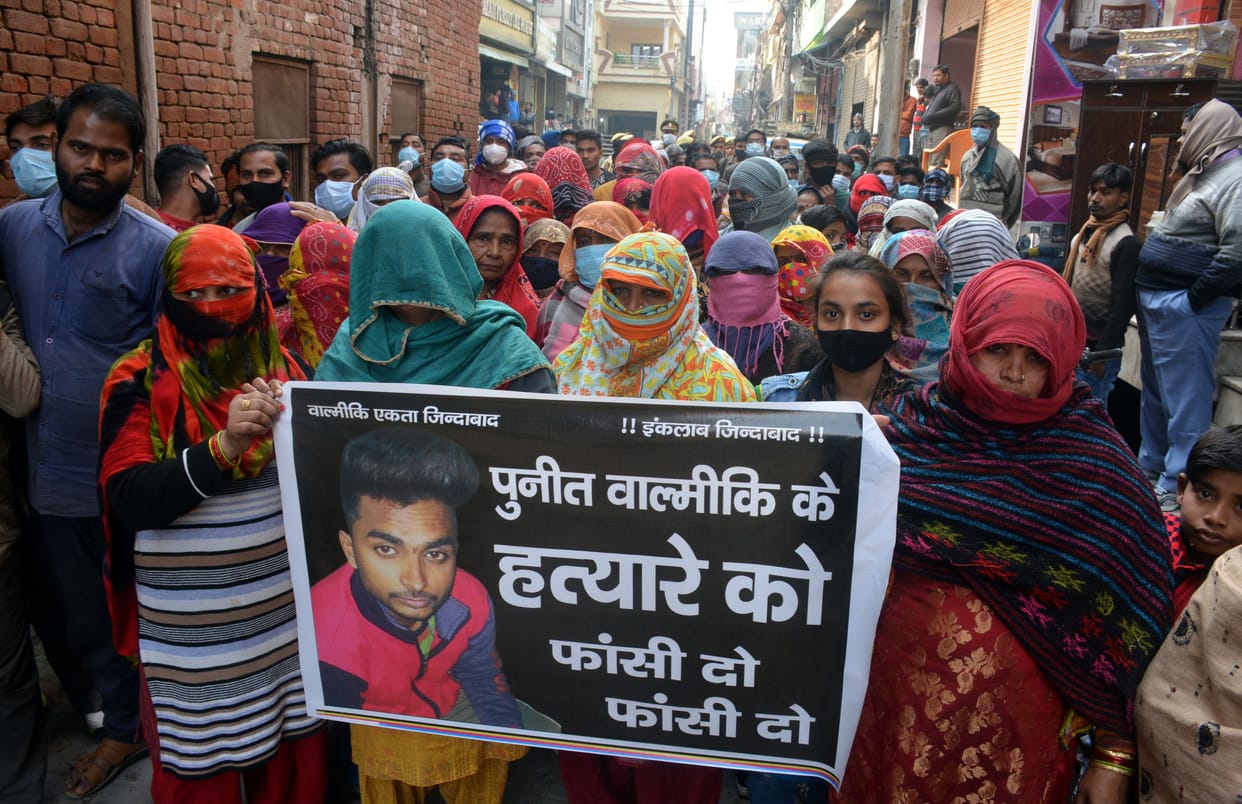 Silent procession against Puneet's murder