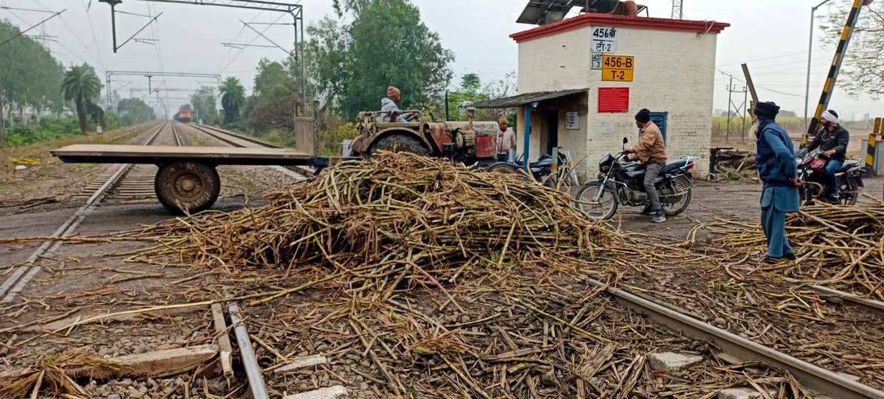 Train accident averted in Dhampur, case registered