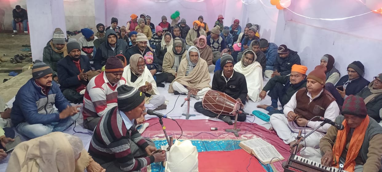 Celebration of Guru Gobind Singh's festival with pomp