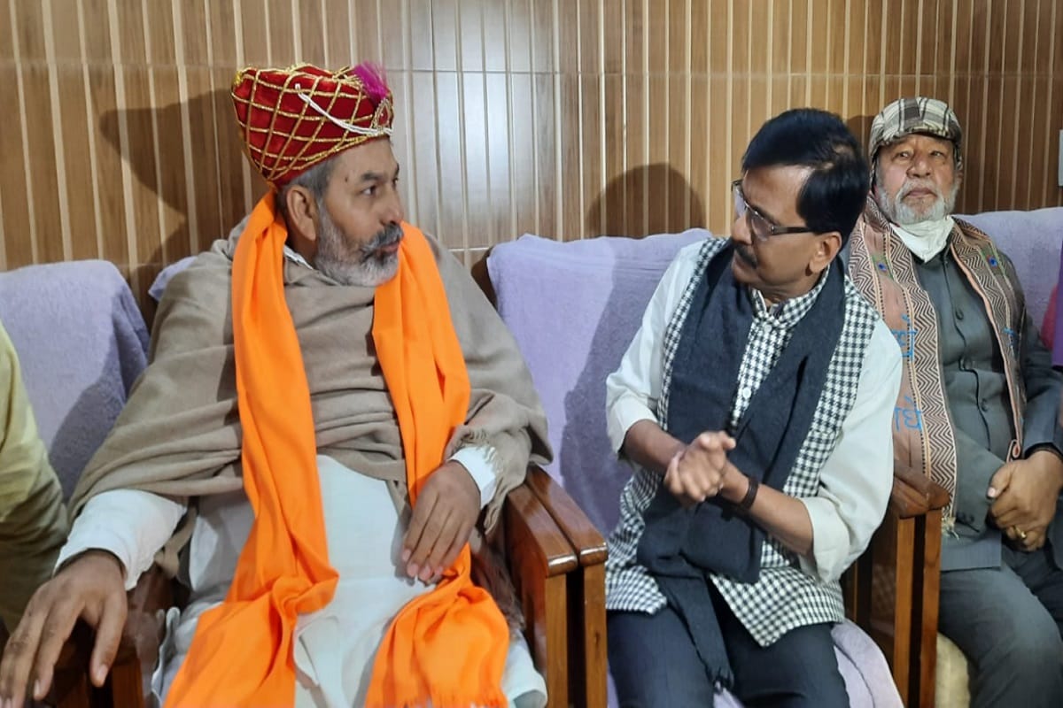 UP Election: Rajya Sabha MP Shiv Sena leader Sanjay Raut and Rakesh Tikait will meet in Muzaffarnagar