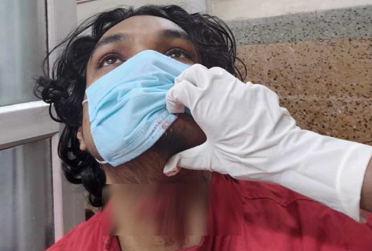 makar sankranti 2022 varanasi BLW worker injured by Chinese manjha got stitches in neck and hand