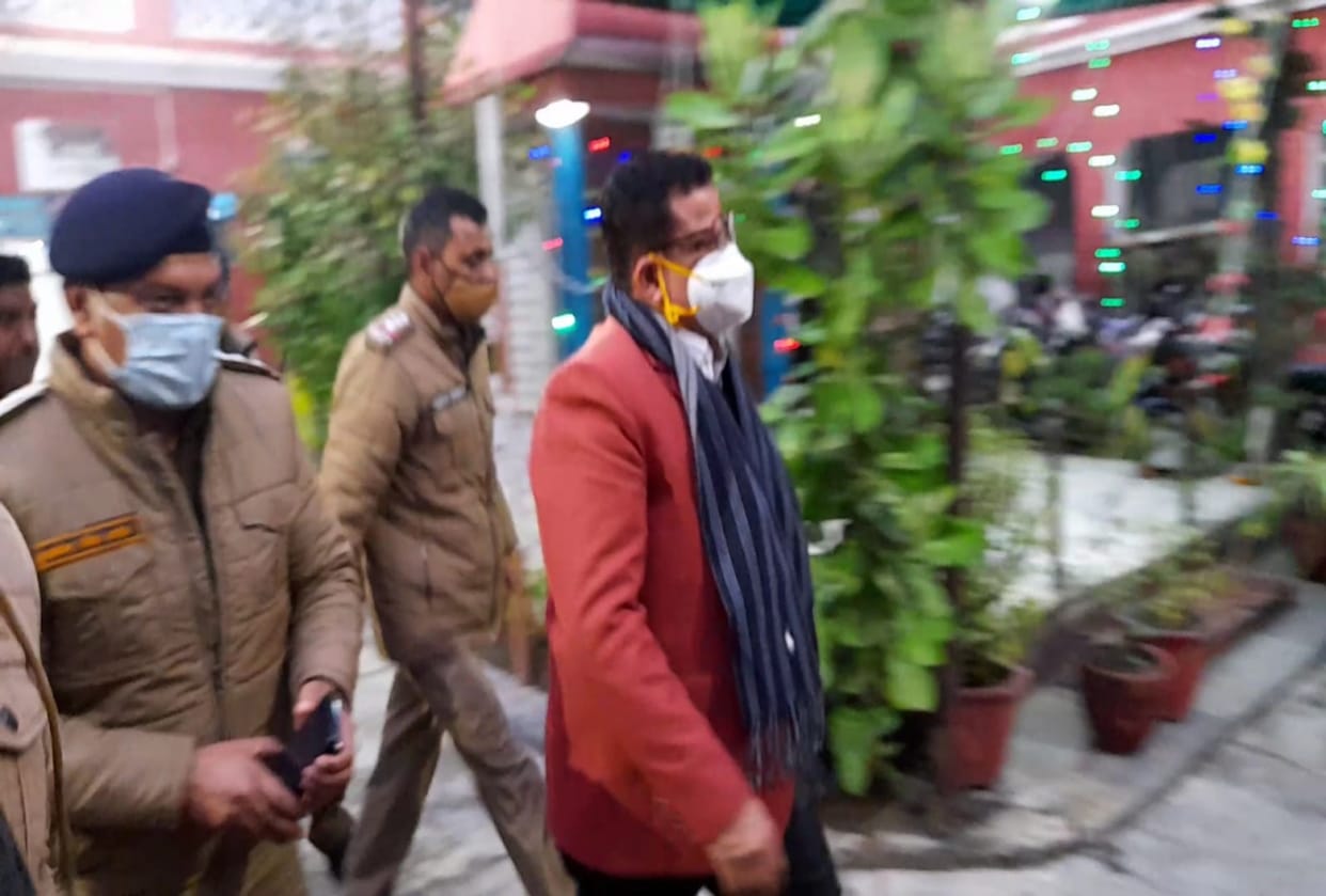 Haridwar Dharm Sansad Case: Waseem Rizvi aka Jitendra Narayan Tyagi Arrested from Narsan Border in Hate Speech Case