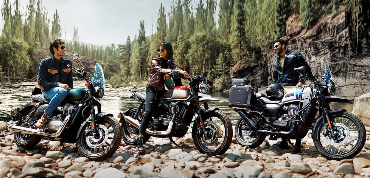 Yezdi bikes launched today after 26 years three new models Yezdi Roadster, Scrambler and Adventure bikes launched automobiles news in Hindi