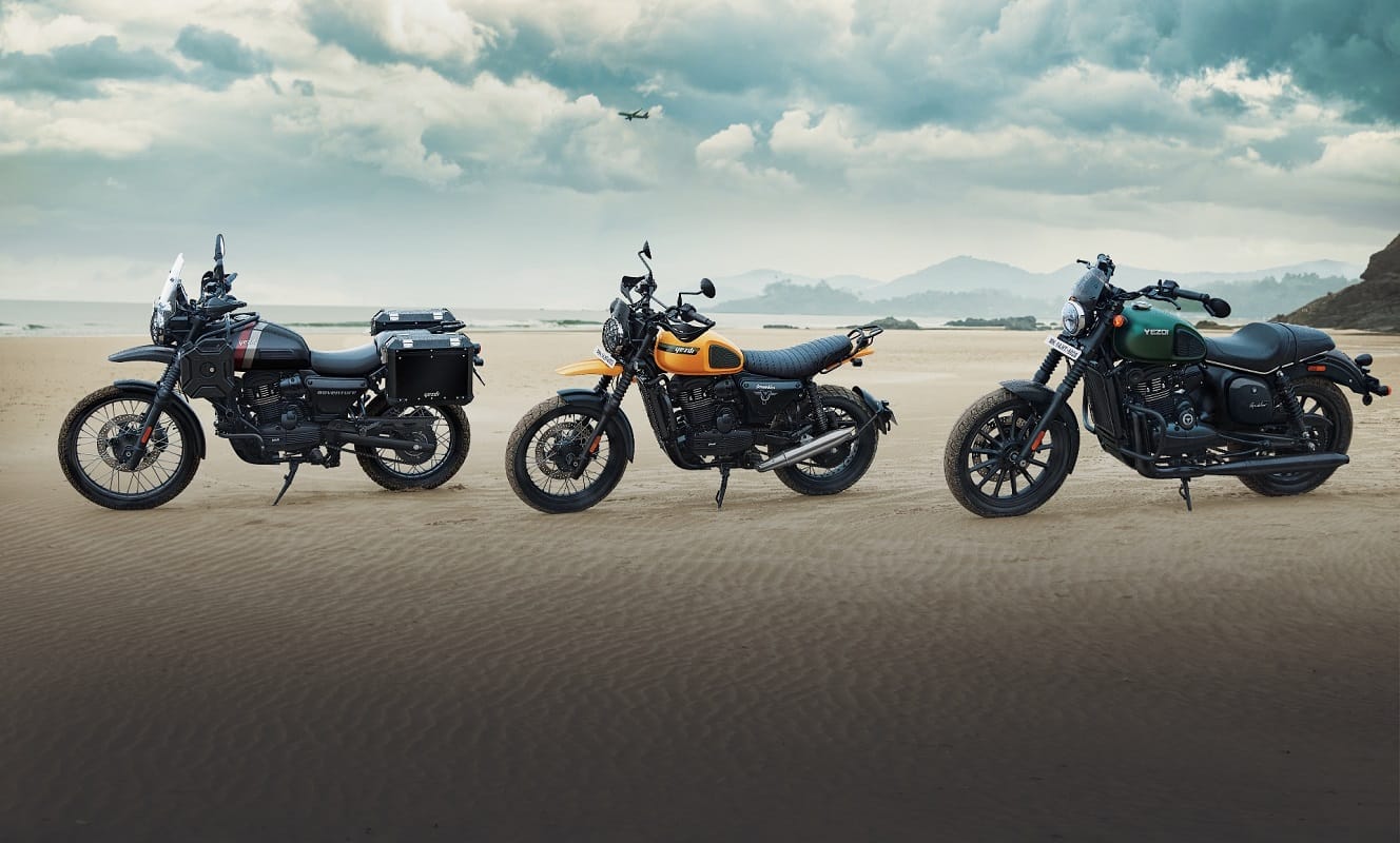 Yezdi bikes launched today after 26 years three new models Yezdi Roadster, Scrambler and Adventure bikes launched automobiles news in Hindi