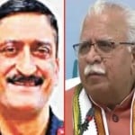 ब्रिगेडियर एलएस लिद्दड़ और सीएम मनोहर लाल।