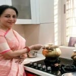 रसोई में भाजपा सांसद हेमा मालिनी