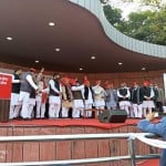 सपा कार्यालय पर आयोजित कार्यक्रम
