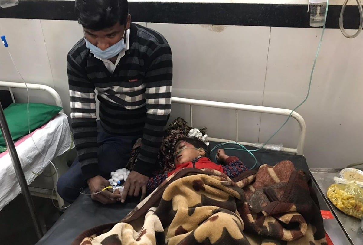 Chhatarpur: Innocent fell from two-storey terrace, admitted to AIIMS in critical condition