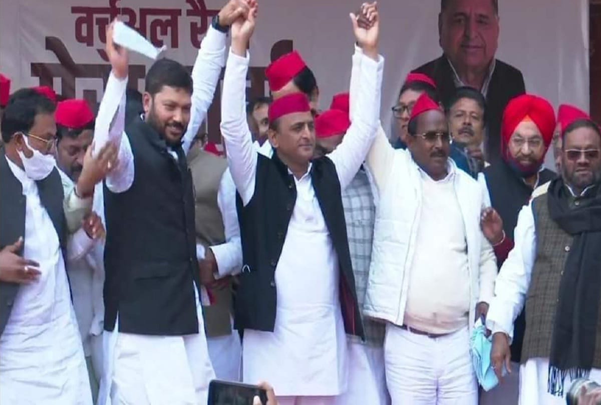 BJP MLA joins Samajwadi party Roshanlal Verma will be candidate from Tilhar seat