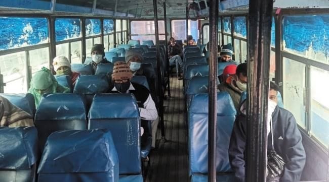 Operation stopped on half a dozen routes due to reduced ridership in buses