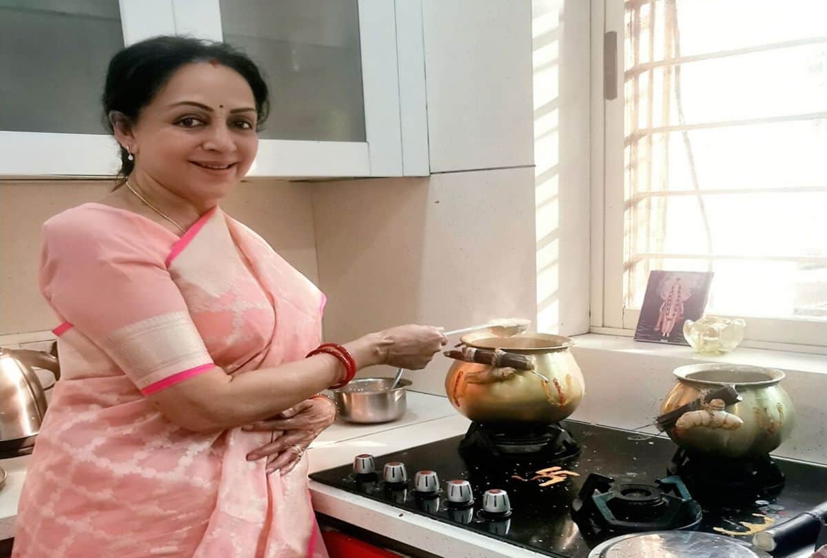 Happy Pongal 2022: Bjp Mp And Bollywood Actress Hema Malini Wish Pongal Preparation Pongal