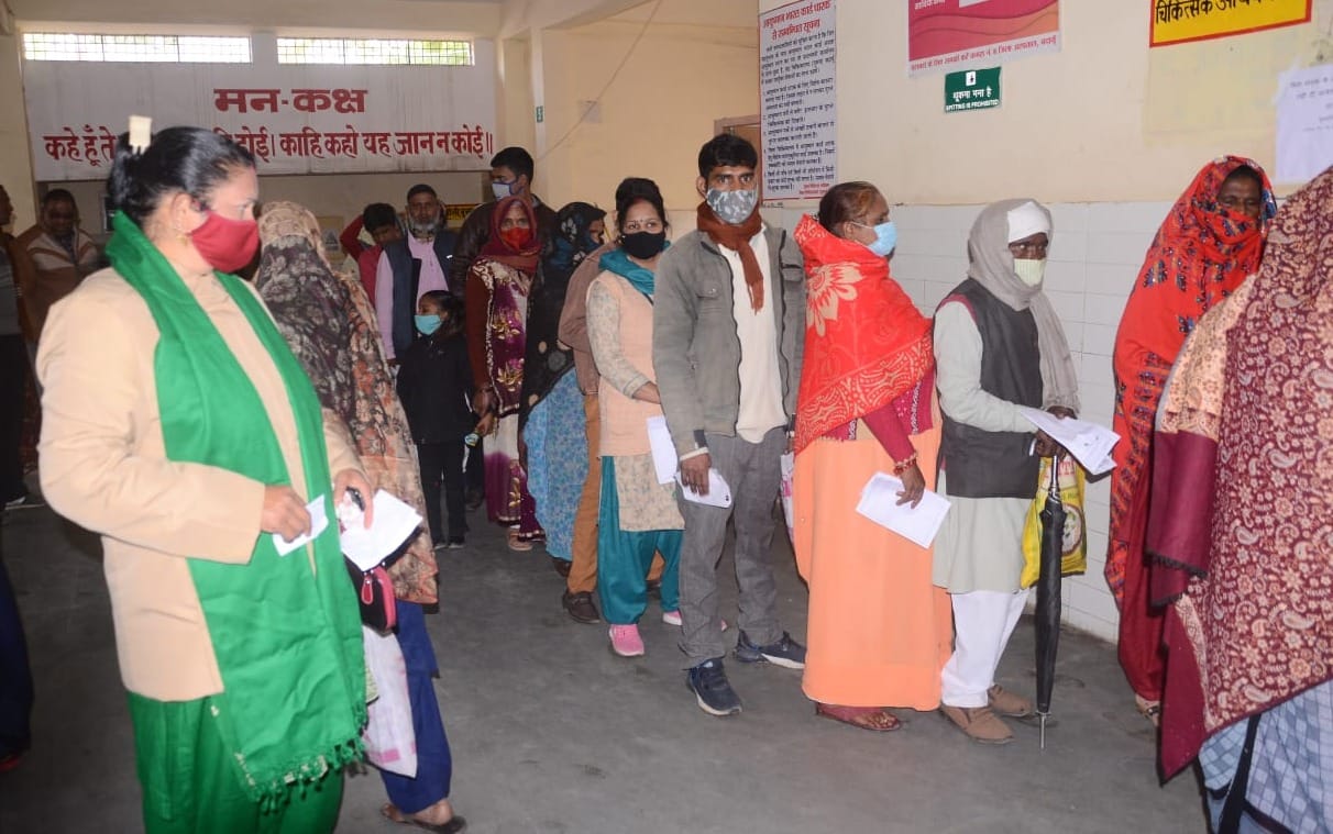 Precaution: Action will be taken if the mask reaches the district hospital without