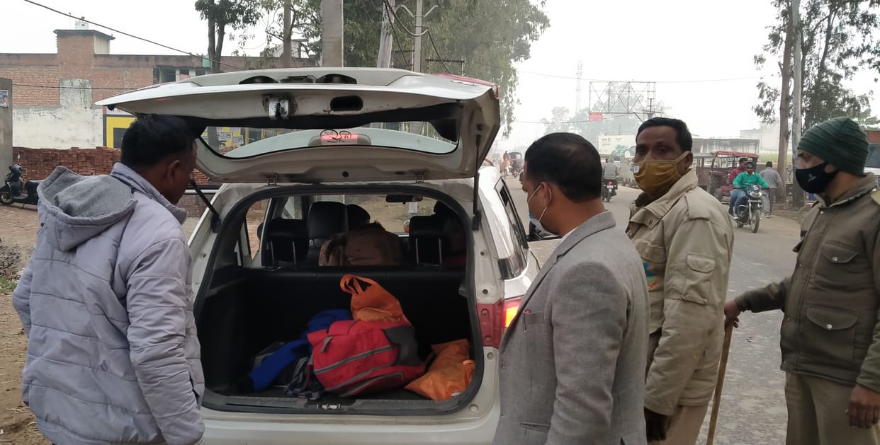 FST team checked vehicles