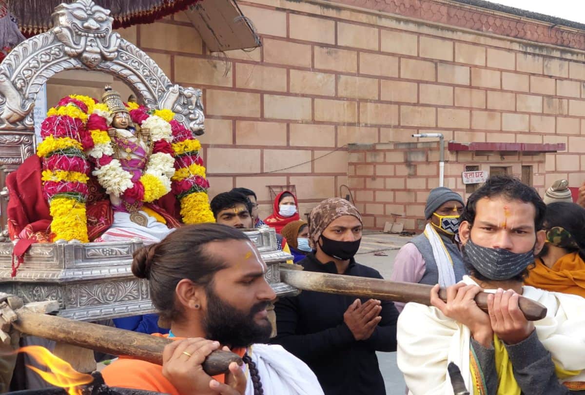 bhagwan rangnath godamma ji vivahotsava in rangnath temple in vrindavan